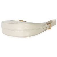 Saint Laurent Cream Smooth Calfskin Le Fermoir Hobo Handbag box
