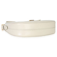 Saint Laurent Cream Smooth Calfskin Le Fermoir Hobo Handbag clasp