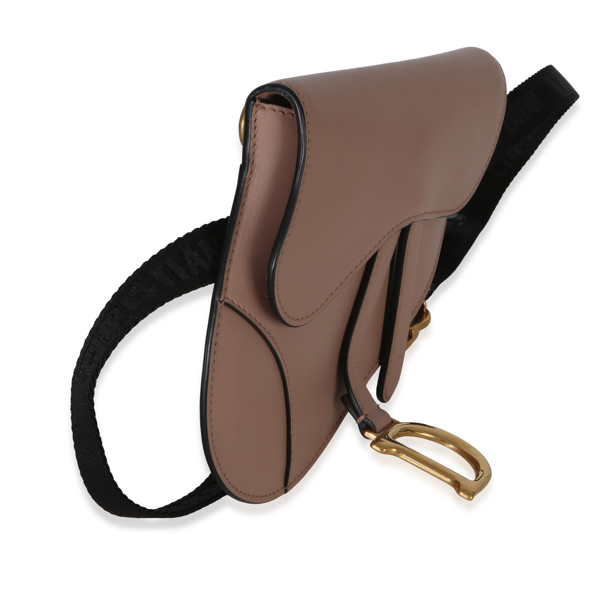 Christian Dior Pink Calfskin Saddle Belt Pouch Handbag 3