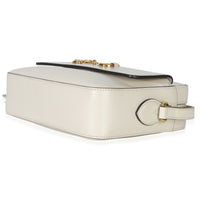 Gucci White Textured Calfskin Small Horsebit 1955 Shoulder Bag Handbag box