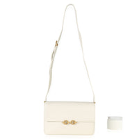 Saint Laurent Cream Smooth Calfskin Le Maillon Satchel Handbag av
