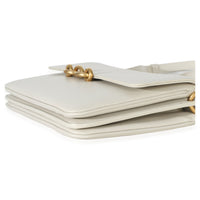 Saint Laurent Cream Smooth Calfskin Le Maillon Satchel Handbag box