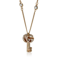 Gucci Gold Plated  Double G Key Pendant fv
