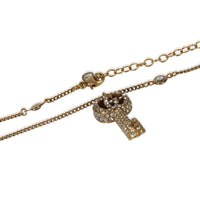 Gucci Gold Plated  Double G Key Pendant sv