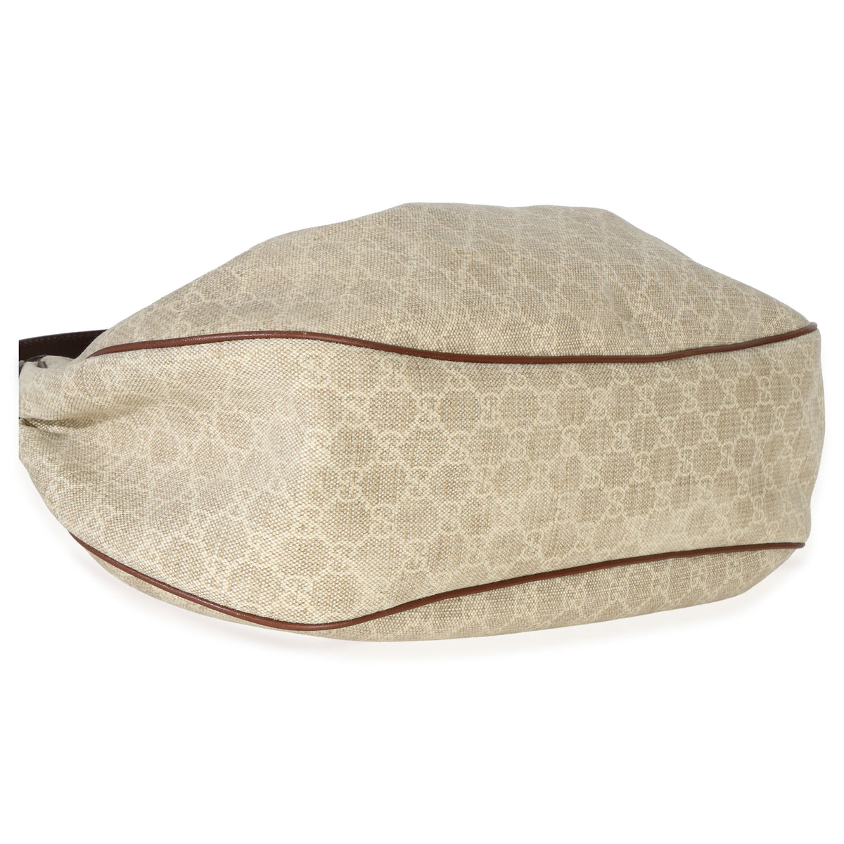 Gucci Beige GG Canvas Medium Sukey Hobo Handbag clasp