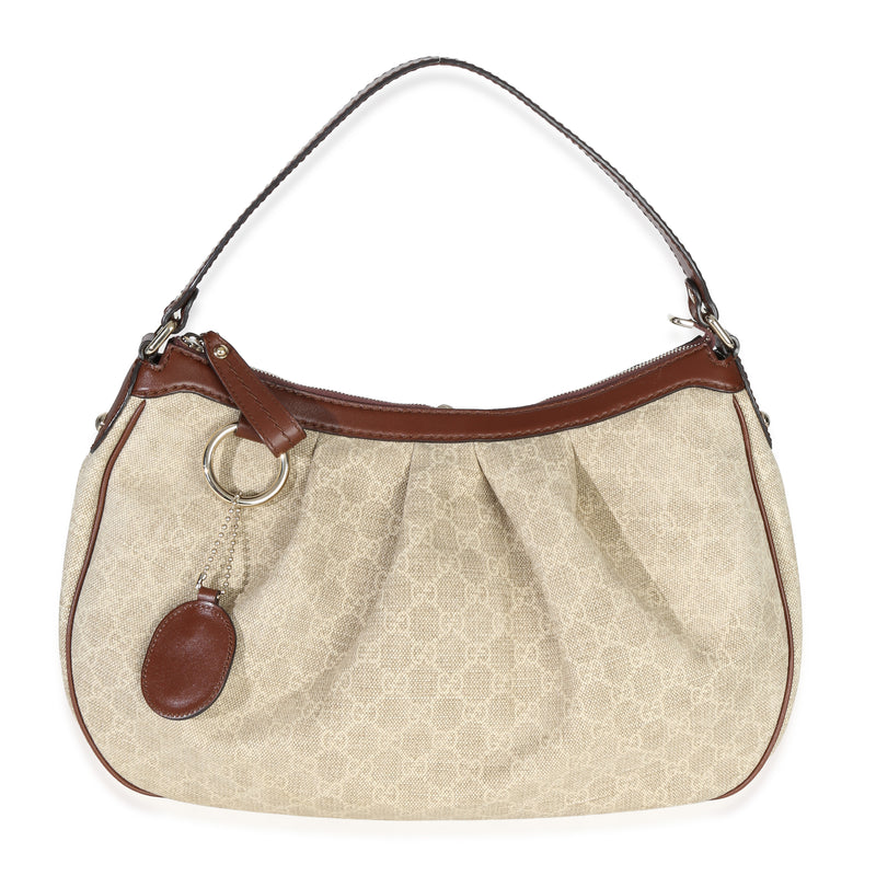 Gucci Beige GG Canvas Medium Sukey Hobo Handbag id