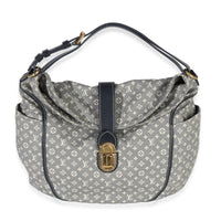 Louis Vuitton Navy Monogram Idylle Canvas Romance Hobo Handbag fv