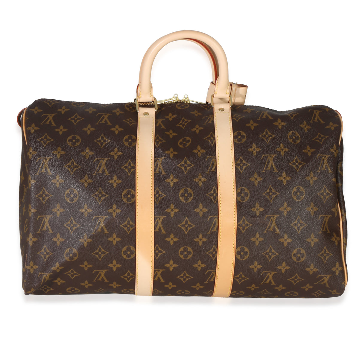 Louis Vuitton Monogram Canvas Keepall 45 Handbag fv