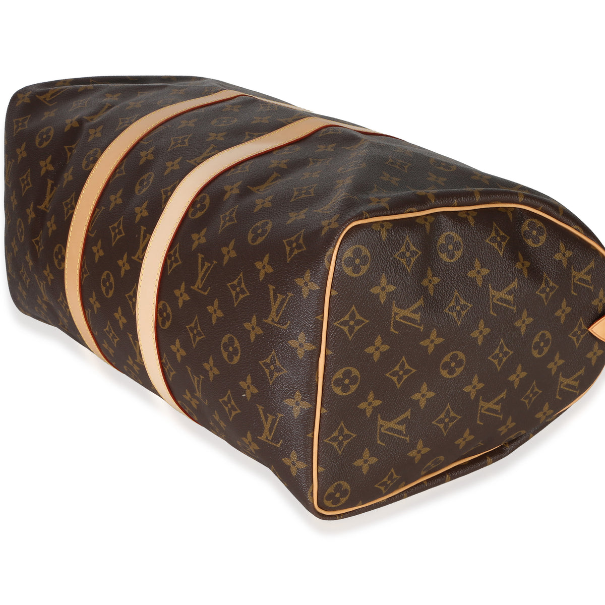 Louis Vuitton Monogram Canvas Keepall 45 Handbag stamp