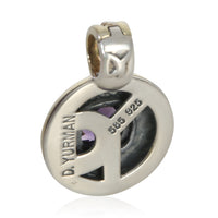 David Yurman Yellow Gold & Sterling Silver Amethyst Albion Pendant pv