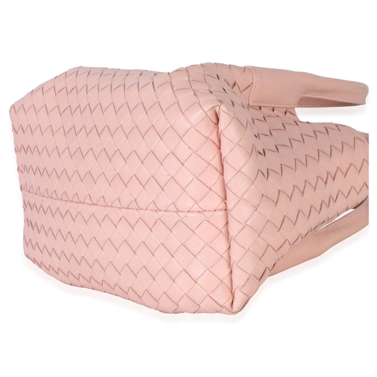 Bottega Veneta Rose Nappa Intrecciato Small Pinacoteca Tote Handbag box