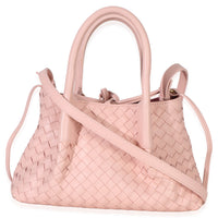 Bottega Veneta Rose Nappa Intrecciato Small Pinacoteca Tote Handbag bv
