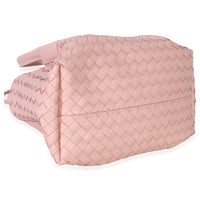 Bottega Veneta Rose Nappa Intrecciato Small Pinacoteca Tote Handbag clasp