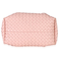 Bottega Veneta Rose Nappa Intrecciato Small Pinacoteca Tote Handbag stamp