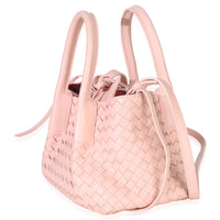 Bottega Veneta Rose Nappa Intrecciato Small Pinacoteca Tote Handbag sv