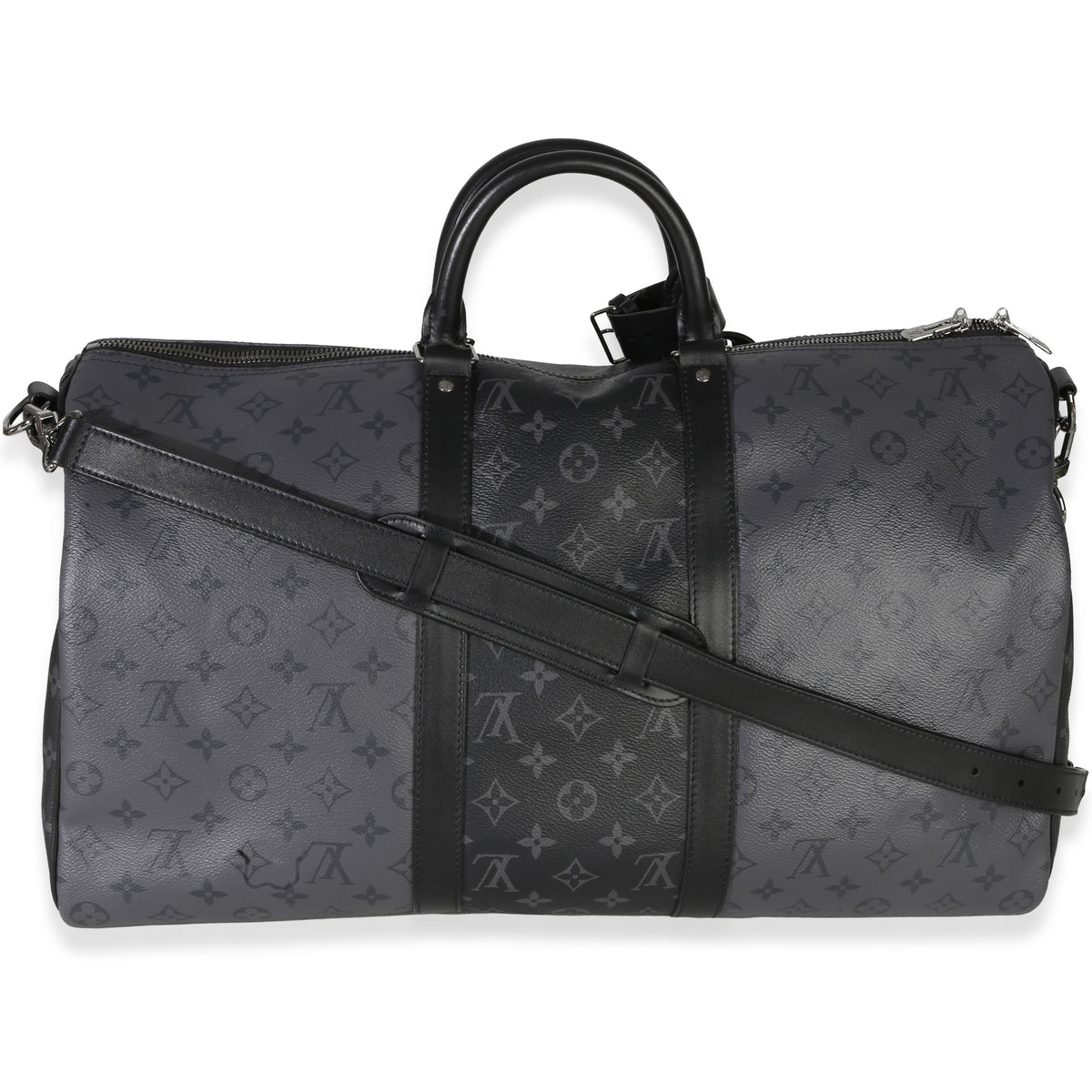 Louis Vuitton Reverse Monogram Eclipse Canvas Keepall Bandouliere 50 Handbag bv