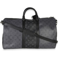Louis Vuitton Reverse Monogram Eclipse Canvas Keepall Bandouliere 50 Handbag bv