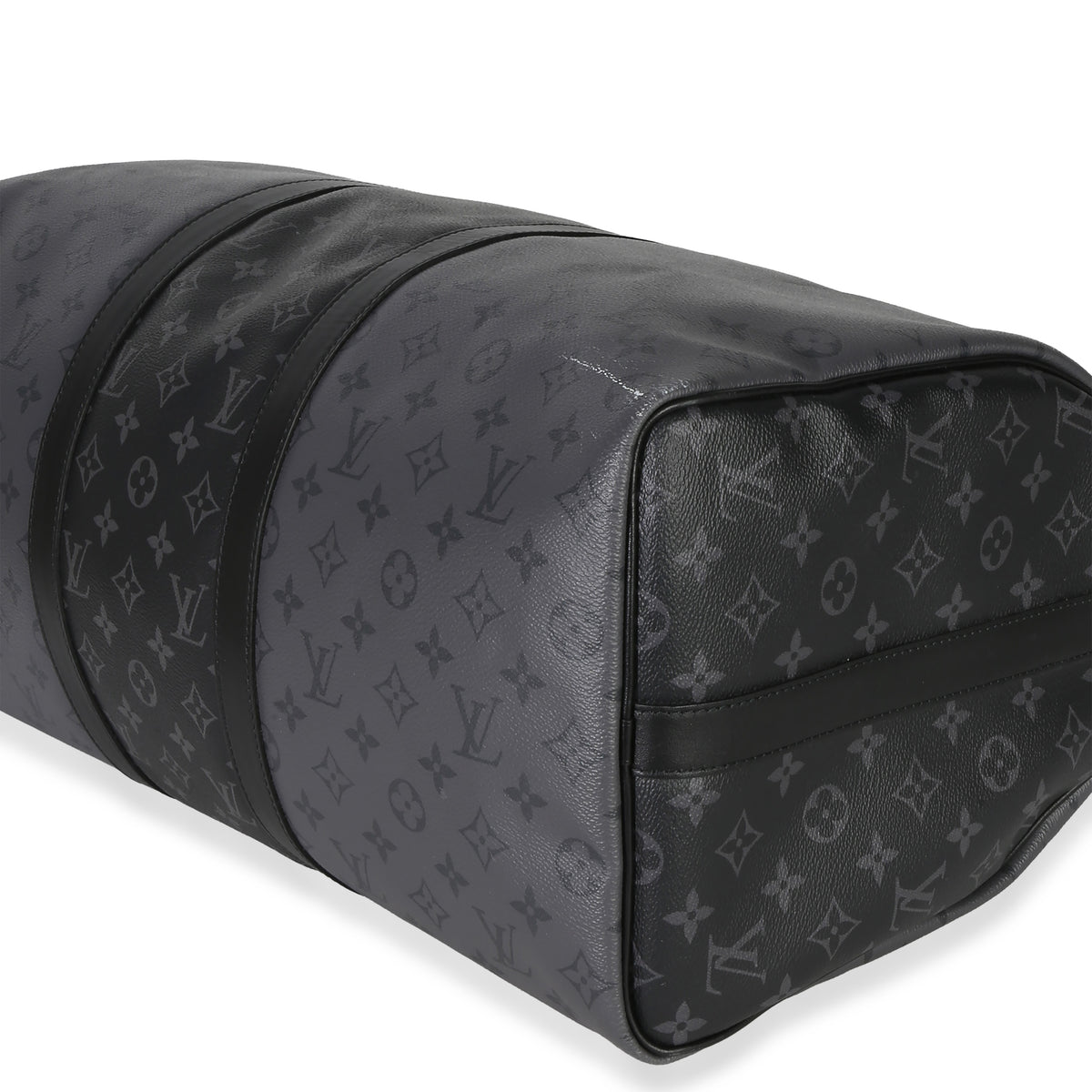 Louis Vuitton Reverse Monogram Eclipse Canvas Keepall Bandouliere 50 Handbag clasp