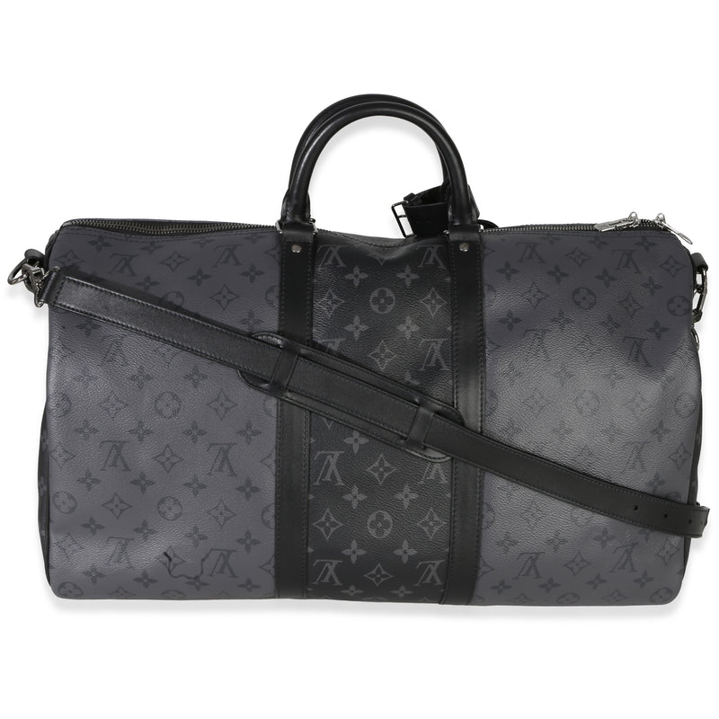 Louis Vuitton Reverse Monogram Eclipse Canvas Keepall Bandouliere 50 Handbag id