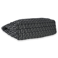 Fendi Vintage Black FF Canvas Zucchino Tote Handbag bv