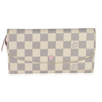 Louis Vuitton Damier Azur Canvas Emilie Wallet Wallet id