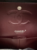 Chanel Black Quilted Caviar Medium Classic Double Flap Handbag Handbag