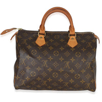 Louis Vuitton Monogram Canvas Speedy 30 Handbag bv