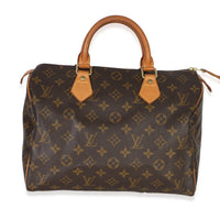 Louis Vuitton Monogram Canvas Speedy 30 Handbag fv