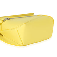 Loewe Yellow Calfskin Mini Puzzle Edge Bumbag Handbag clasp