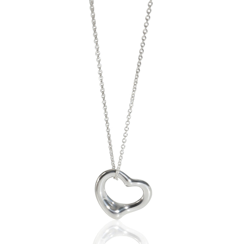 Tiffany & Co. Sterling Silver  Open Heart Pendant fv