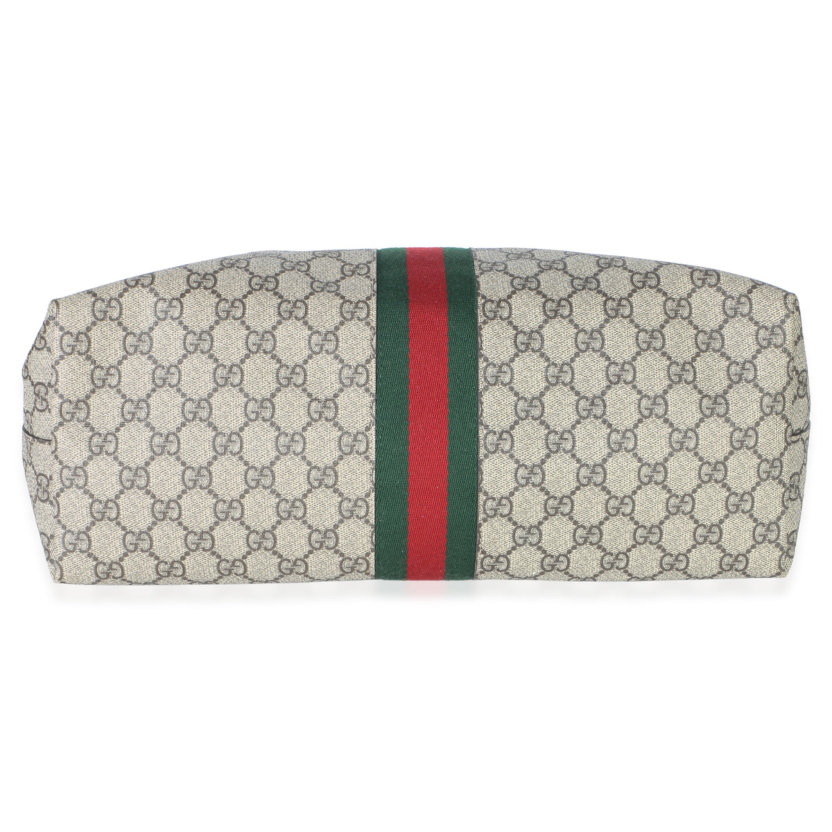 Gucci Beige GG Supreme Canvas Medium Ophidia Tote Handbag sv