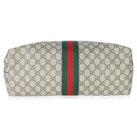 Gucci Beige GG Supreme Canvas Medium Ophidia Tote Handbag sv