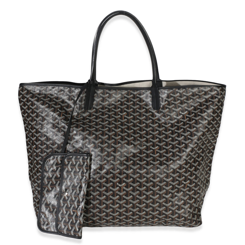 Goyard Black ine Canvas Saint Louis XXL Handbag fv