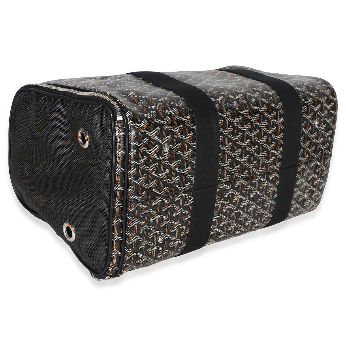 Goyard Black ine Sac Voltigeur Pet Carrier MM Handbag clasp