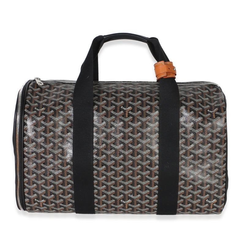 Goyard Black ine Sac Voltigeur Pet Carrier MM Handbag fv