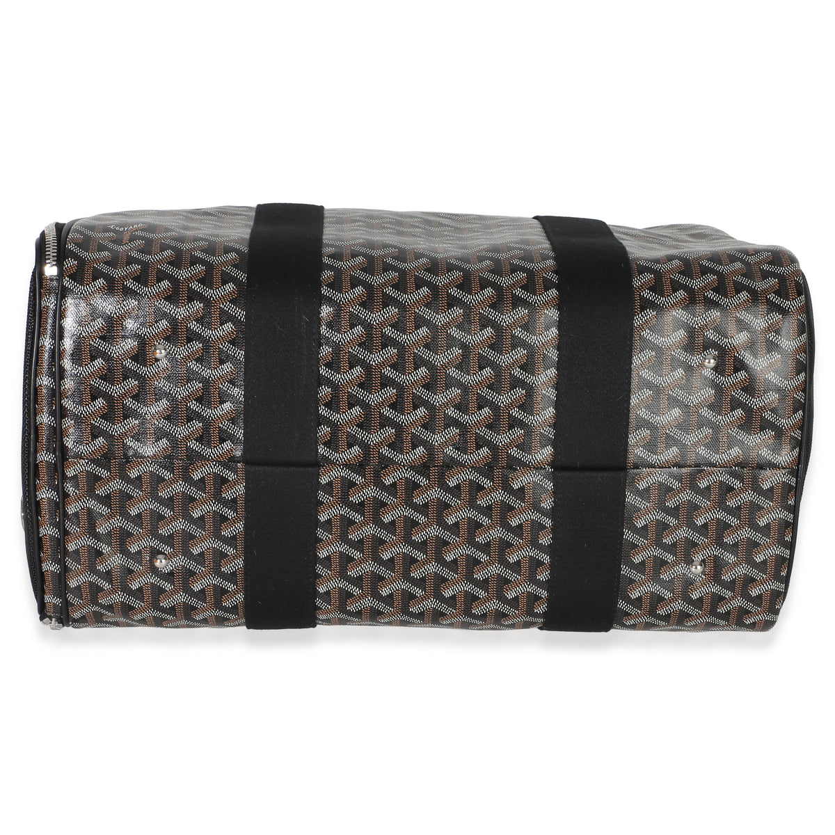 Goyard Black ine Sac Voltigeur Pet Carrier MM Handbag stamp