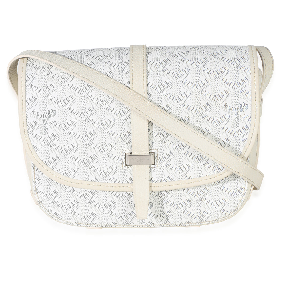 Goyard White ine Canvas Belvedere II PM Handbag fv
