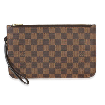Louis Vuitton Damier Ebene Canvas Neverfull Pouch Handbag id