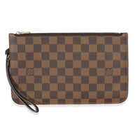 Louis Vuitton Damier Ebene Canvas Neverfull Pouch Handbag id