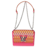 Louis Vuitton Pink Multicolor Stitch Epi Twist MM Handbag av