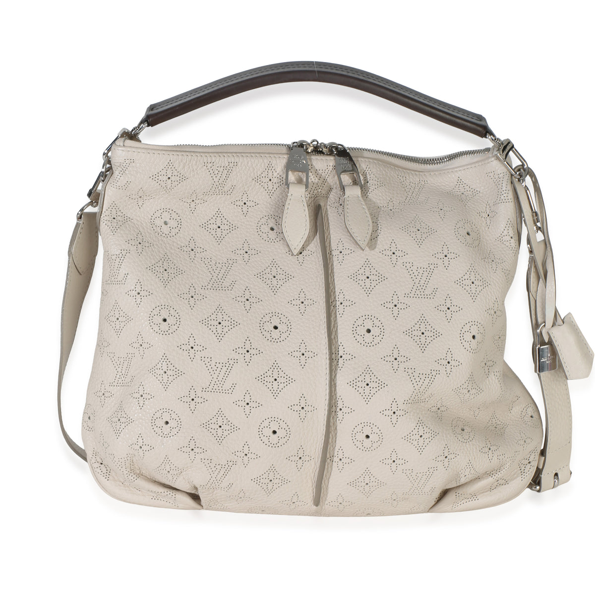 Louis Vuitton Cream Monogram Selene Hobo PM Handbag fv