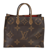 Louis Vuitton Reverse Monogram Canvas Onthego GM Handbag fv
