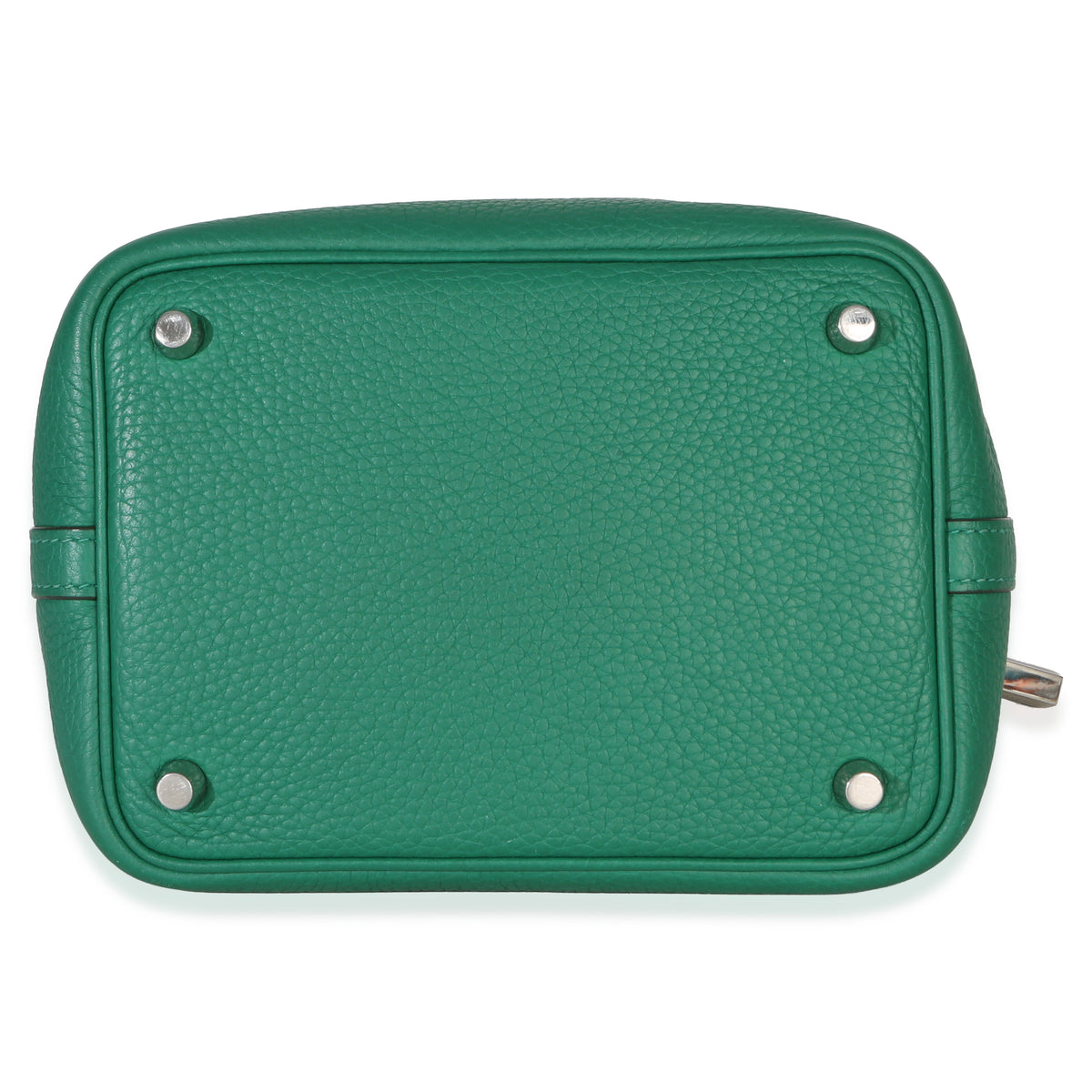 Hermès Vert Vertigo Clemence Picotin Lock 18 PHW Handbag box