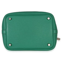 Hermès Vert Vertigo Clemence Picotin Lock 18 PHW Handbag box