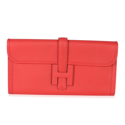Hermès Rouge Casaque Evercolor Jige Elan 29 Handbag id