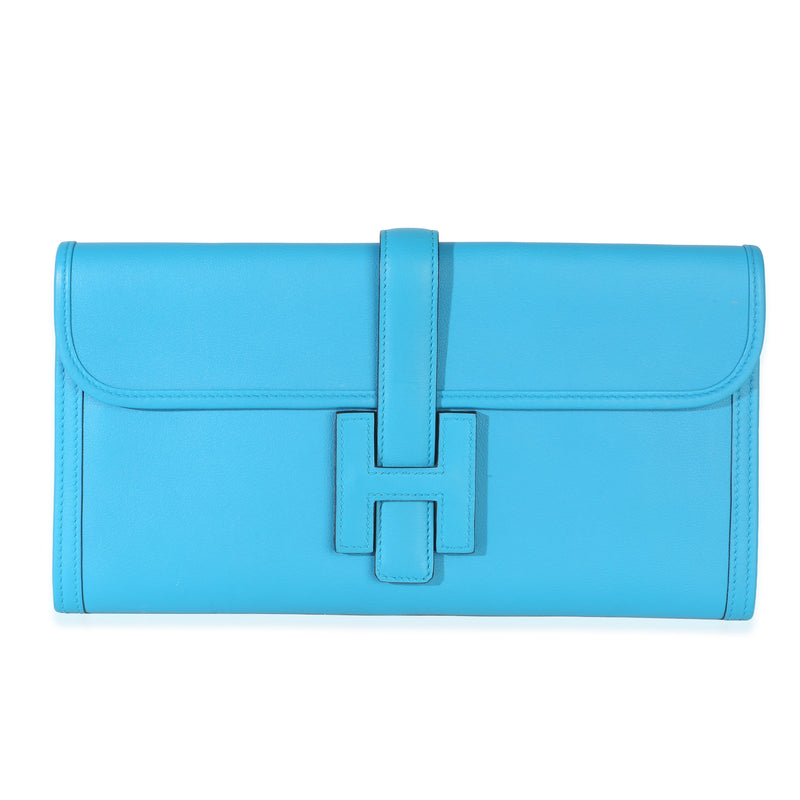 Hermès Bleu Zanibar Evercolor Jige Elan 29 Handbag id