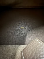 Hermès Etoupe Clemence Picotin Lock 22 GHW Handbag ad3