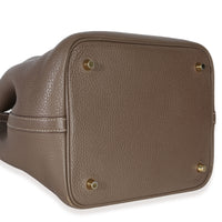 Hermès Etoupe Clemence Picotin Lock 22 GHW Handbag clasp