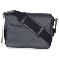 Gucci Blue Black Tender GG Supreme Dollar Calfskin Ophidia Messenger Bag Handbag 4