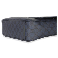 Gucci Blue Black Tender GG Supreme Dollar Calfskin Ophidia Messenger Bag Handbag 6